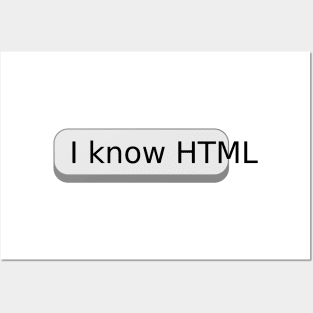 I know HTML Posters and Art